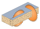 CMT P12096 1" Bore ITK Melamine & Ultra Finish Saw Blade, 12" x 96 Teeth