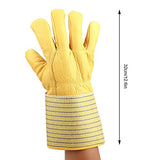 Guantes criogénicos Guantes de trabajo de cuero Resistentes al frío Guantes cálidos de invierno Resistente al viento Impermeable Puño largo Nitrógeno líquido Protección para las manos Unisex