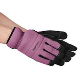 AmazonBasics Women's Work Gloves, Garden Gloves, Purple, M