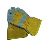 NC - Guantes de trabajo de piel de vacuno para soldadores,