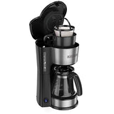 Cafetera Black + Decker 4 en 1 Filtro Permanente con Jarra de Vidrio, 5 Tazas, CM0755S-MX