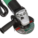 Metabo HPT G12SR4 molinillo angular de 4-1/2 pulgadas, estuche y 5 ruedas abrasivas incluidas, 6.2-Amp, compacto y ligero