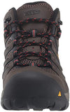 KEEN Utility Lansing Botas de trabajo impermeables con puntera de acero de altura media para hombre, marrón (Cascade Brown/Brindle), 12 US