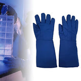 OFUNGO Guantes de Trabajo, protección a Baja Temperatura for la molienda criogénica, 38 cm (Size : 5.875)