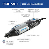 Dremel 4000 Mototool Con 6 Aditamentos y 50 Accesorios + Maletín