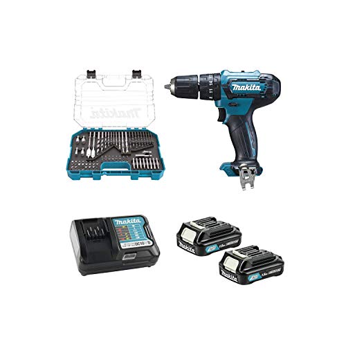 Makita Combo Rotomartillo HP333DZ + Cargador + Kit Accesorios