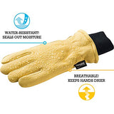 Wells Lamont HydraHyde - Guantes de trabajo de invierno para hombre, resistentes al agua, aislados, talla M (1202 m)