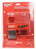 Milwaukee 48-59-1812 M12 o M18 cargador de batería de iones de litio de 18 V y 12 V con indicador de combustible integrado