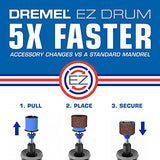 Dremel EZ686-01 Kit para Lijar y Esmerilar Ez Lock, 18 Piezas