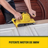 STANLEY Lijadora de Banda para Madera de 3 x 21 Pulgadas 900W 380RPM SB90