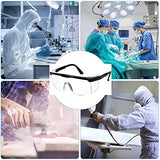 2 Lentes de Seguridad Ajustables, Protectores Médicos Antivirus | Antiempañantes Ultra-Transparentes, Alta Resistencia, Anti-ralladuras