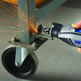 Dremel, Aditamento de Base para Fresar, 335-01 + DREMEL 4300-9/64 Mototool con 9 Aditamentos 64 Accesorios Maletín Metálico