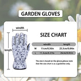 Guantes de jardinería para mujer, guantes de trabajo de cuero, resistentes a las espinas, guantes de jardín para podar rosas, deshierba, limpieza de patio, plantación