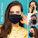 SuperHC 50 máscaras protectoras de grafeno, cubiertas faciales desechables, transpirables de 3 capas no tejidas, antipolvo, ligeras máscaras faciales para adultos, hombres, mujeres, oficina, al aire última intervensión