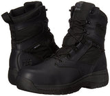 Timberland Pro - Botas de Trabajo para Hombre de 20,32 cm, Resistentes al Agua, con Cierre Lateral, Black Smooth Leather Ballistic Nylon, 9W US