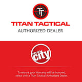 Titan Tactical 29NRR - Tapones reutilizables para los oídos (con filtro de ruido extraíble y carcasa de aluminio resistente (para canales normales y pequeños)