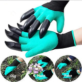 Chargenyang 2 pares de guantes de jardín, guantes de trabajo de jardinería con garras resistentes rápidos y fáciles de cavar y plantar, guantes seguros para mujeres y hombres