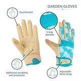 DIGZ Gardener High Performance Women's Gardening Gloves and Work Gloves with Touch Screen compatible fingertips