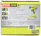 Ryobi P238 18V One+ Brushless 1/4 2,000 Inch Pound, 3,100 RPM Cordless Impact Driver w/Gripzone Overmold, Belt Clip, and Tri-Beam LED (Power Tool Only, Battery Not Included)