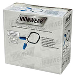 IRONWEAR 1710 desechables metal Detectable 33-decibel PU Tapones de Espuma, con cordón de seguridad PE, Azul, caja de 100 pares