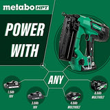 Metabo HPT Cordless Finish Nailer Kit, Unique Air Spring Drive System, 18V - 3.0 Ah Lithium Ion Battery, Brushless Motor, 16 Gauge, Lifetime Tool Warranty (NT1865DMS)