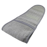 FakeFace Correa térmica gruesa para hombre y mujer, para invierno, de cachemira, cinturón de apoyo lumbar reumático, dolor de espalda, soporte térmico, abdominal, estómago, calentador de riñón, banda protectora gris