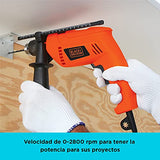 BLACK+DECKER Rotomartillo 1/2 Pulgadas con 40 Herramientas HD565K-B3