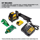 DEWALT Laser de Linea Cruzada de Rayo color Verde con Bateria Ion-Litio 12V DW088LG