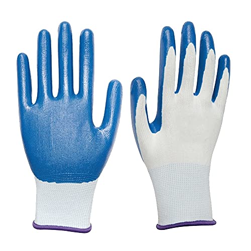 FUFU Guantes Guantes De Protección, 12 Pares De Guantes De Trabajo, Guantes Antiestáticos De Seguridad, Guantes De Protección Laboral, Adecuados for Constructores, Mecánicos