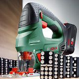 Bosch PST 18 LI Cordless Lithium-Ion Jigsaw Featuring Syneon Chip (Baretool: Supplied without Battery/without Charger) by Bosch