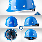 WXJ FRP Hardhats Cascos Duros Construcción Soporte De 8 Puntos Absorción De Golpes Tamaño Libremente Ajustable 4 Colores Resistente Al Impacto Y Al Impacto