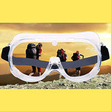 360° Gafas De Protección De Seguridad,polvo Gafas Splash Respirable Anti-niebla Gafas Médicas 2-pcs