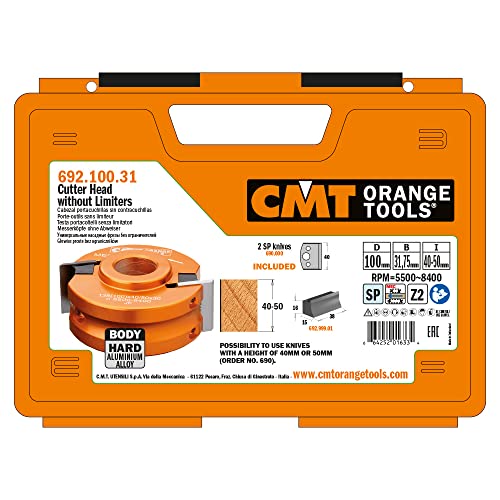 CMT 692.100.31 Cabezal de corte moldeador universal, 10 cm de diámetro, orificio de 3,8 cm