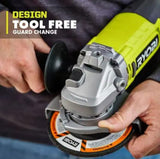 Ryobi One+18V Amoladora angular de 4-1/2"