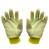 G & F 1852-3 - Guantes de jardinería para mujer (3 pares), color verde, rosa y azul