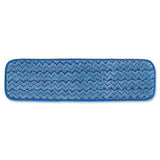 Rubbermaid Commercial Hygen - Almohadilla de microfibra para trapeador, Trapeador para inundación, Azul, 45.72cm