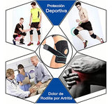 Rodilleras elásticas Rodilleras de fitness Protector De Rodillera Rodillera Rodillera Elástica para Fitness Para hombres y mujeres Proporciona apoyo y protección a la articulación de la rodilla Alivio del dolor de rodilla Recuperación de lesiones