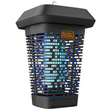 Black+Decker - Atrapasueños de Insectos eléctrico UV para Moscas, Mosquitos, gnats y Otras plagas pequeñas a Grandes | 1 Cobertura Exterior para el hogar, Cubierta, jardín, Patio, Camping y más.