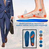 Orthomedic, Plantilla de Gel, Azul, Talla 26 al 30, Recortable (1 par)