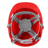 Casco de seguridad Casco duro, Ventilar ABS Casco de seguridad Comodidad y uso prolongado para gorra protectora(28.00 * 22.00 * 14.00cm-red)