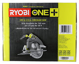 Ryobi P507 One+ 18V Lithium Ion Cordless 6 1/2 Inch 4,700 RPM Circular Saw w/Blade (Battery Not Included, Power Tool Only)