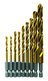 Bosch TI9IM 9 Pc. Impact Tough Titanium Drill Bit Set,