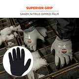 Ergodyne ProFlex 7501 Guantes de trabajo de invierno impermeables con revestimiento gris, mediano, 2 unidades