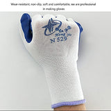 FUFU Guantes Guantes De Protección, 12 Pares De Guantes De Trabajo, Guantes Antiestáticos De Seguridad, Guantes De Protección Laboral, Adecuados for Constructores, Mecánicos