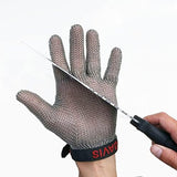 BCPPO Guantes de Trabajo Anticorte Guantes De COTA De Malla Resistentes A Cortes De Metal, Guantes De Trabajo De Seguridad para Carnicero Carpintero Portero Mecánico Reparador (Size : 1PCS/M)