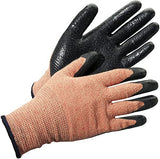 [12 pares] North NFD18FRG/9L Northflex Frgrip Plus 5 guantes ignífugos con revestimiento de palma bipolímero, talla 9/L