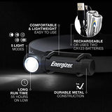 Energizer Faro LED Recargable X1000, Ultra Brillante IPX4 Resistente al Agua, Modo Turbo de 1000 lúmenes, Faro para Exteriores, Emergencia de Corte de energía, (Cable USB Incluido)