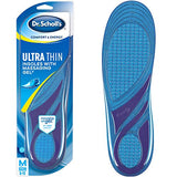 Dr. Scholl's ULTRA THIN Massaging Gel Insoles (Men's 8-13, Women's 6-10) // 30% Thinner in the Toe for Comfort in Dress Shoes