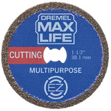 Dremel Max Life EZ545HP Rueda de diamante de alto rendimiento de 1-12 pulgadas, color azul