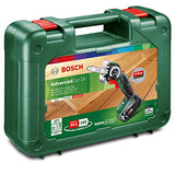 Bosch - Sierra inalámbrica de corte avanzado (batería de 2,5 Ah de 18 voltios, 45,7 cm) (el cargador de enchufe es UE, si se utiliza en Estados Unidos necesita un adaptador de enchufe para el cargador)